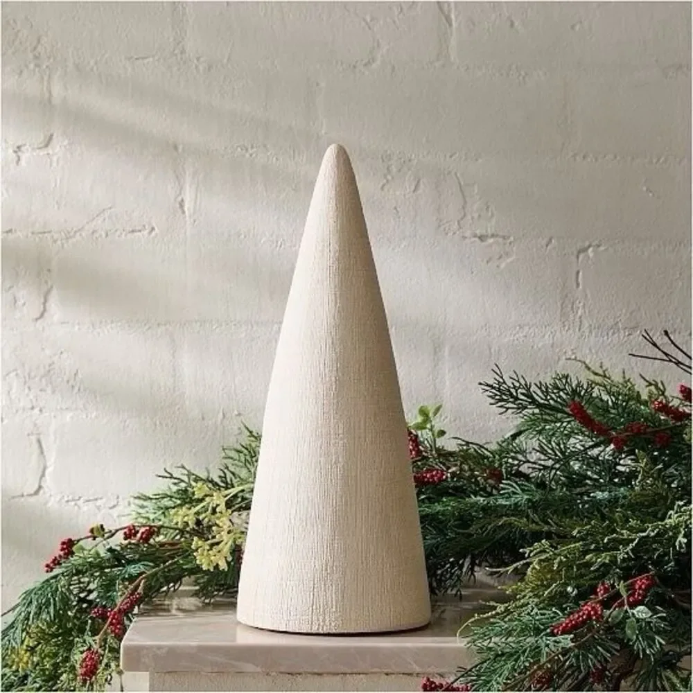West Elm Set of 2 Ceramic Trees White – NEW in Box